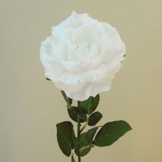 Richmond Artificial Rose White 72cm Artificial Flowers